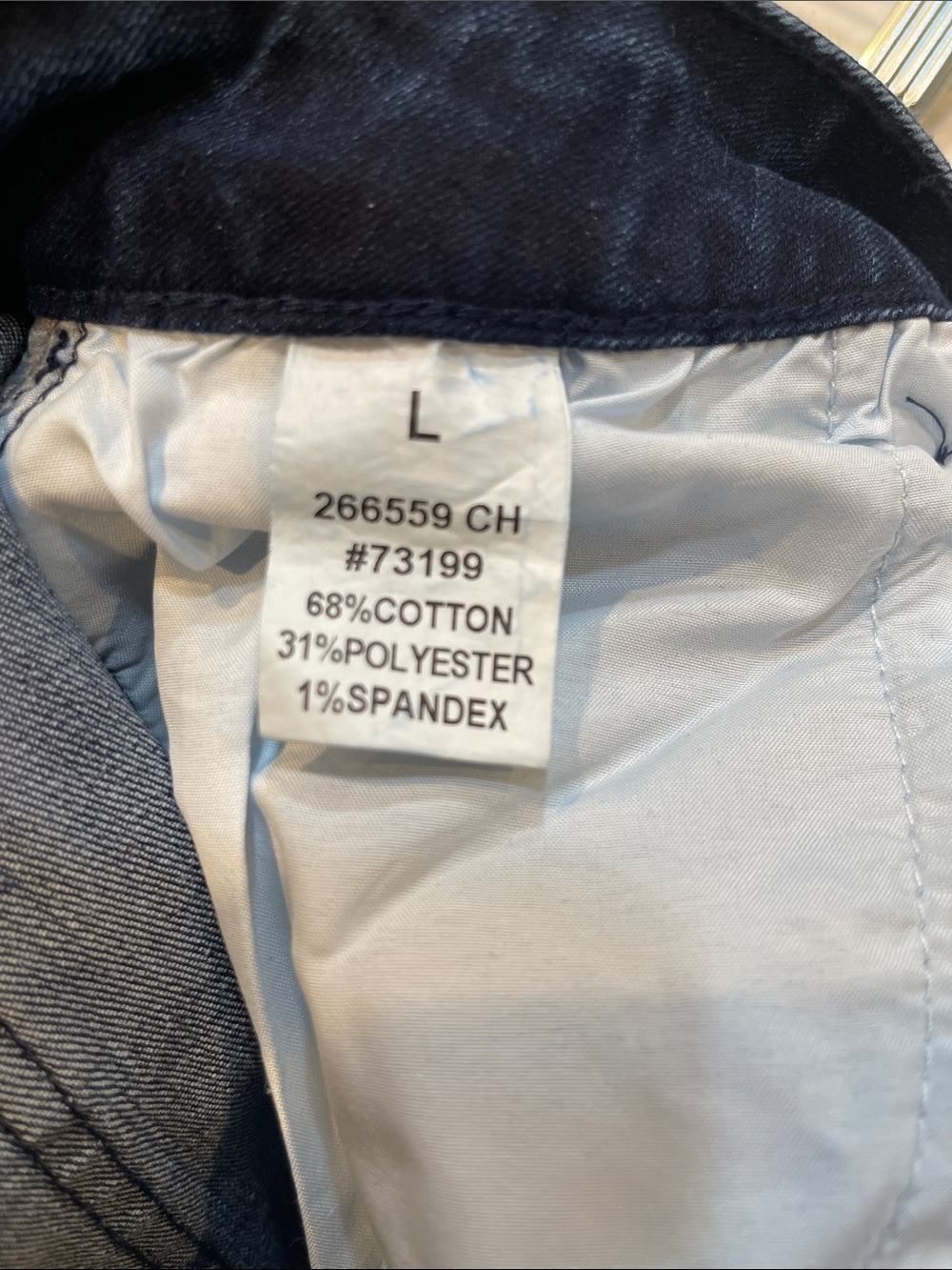 NWT Flamingals Dark Wash Barrel Jeans Size Large (10-12) - Picture 9 of 10